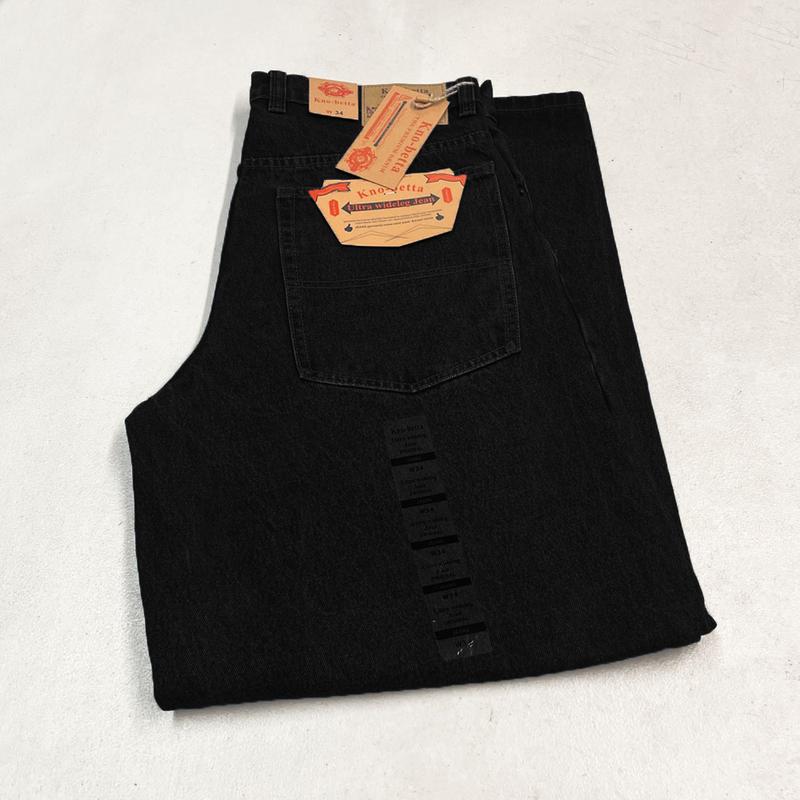 Kno Betta Men's Ultra Wide Leg Baggy Jeans