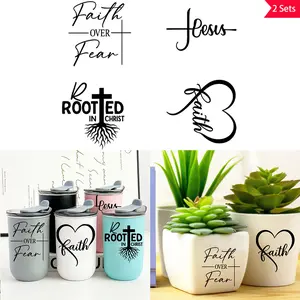 2 Sets of Wishful Blessing Crystal Decal Stickers Self-adhesive Waterproof DIY Transfer Stickers Perfect for Home Decor, Outdoor Decor, Water Bottles, Storage Cabinets, Personal Item Accents Add Fun and Vibrancy with Crystal Stickers UV DTF Transfer