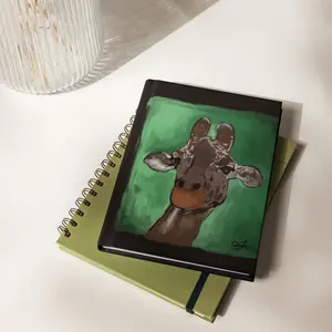 Giraffe Art Hardcover Journal