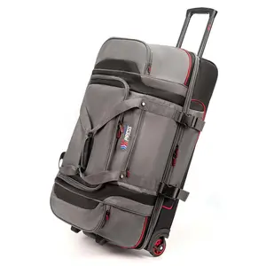 New York Xpress 30" Rolling Duffel Bag with Silent Wheels and Reinforced Corner Protection