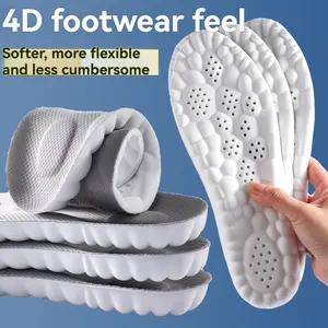 Unisex Sports Shoe Inserts, Air Cushion Shock Absorption, Anti-Odor Ultra-Soft Thickened Running Sole, Breathable All-Season Wear, Shock Absorbing Insoles