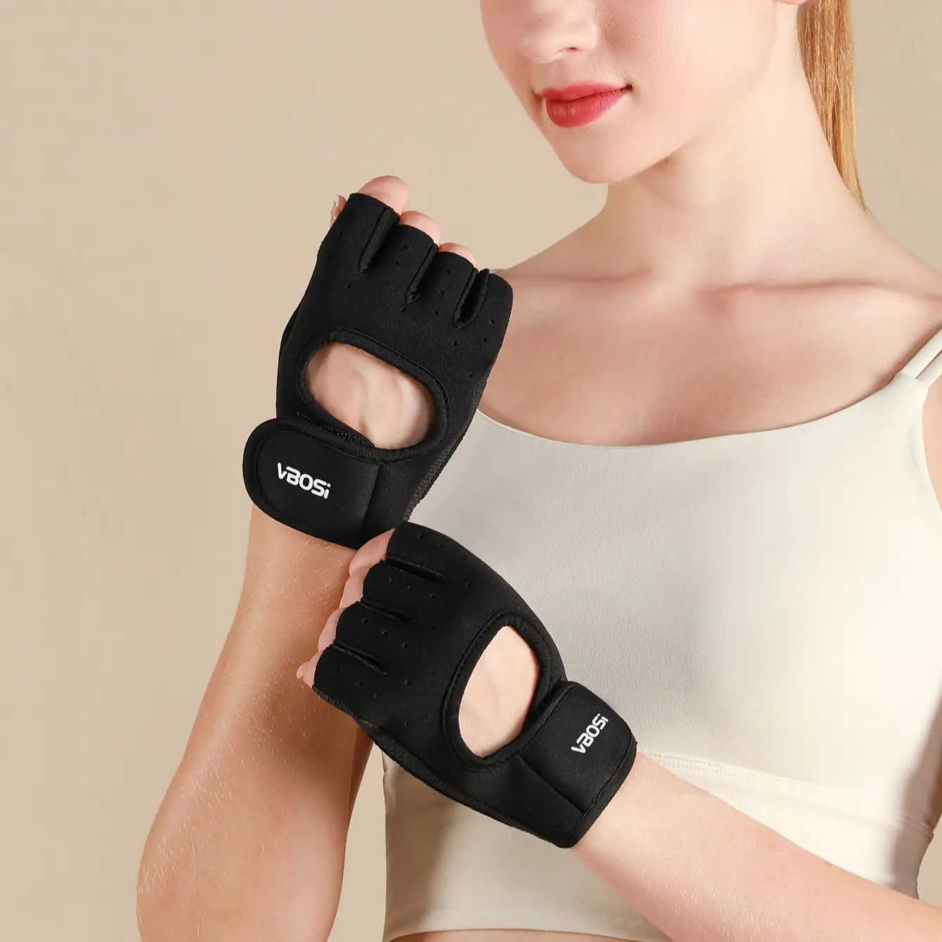 Half Finger Weight Lifting Gloves, Enhanced Grip & Breathability, Ideal for Gym, Powerlifting, Cycling, Yoga, Anti-Slip Design, Workout Accessories