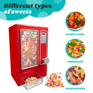 Mini Candy Dispenser Machine, Vintage Style No Battery Required, Ideal for Desktops, Classrooms, Christmas Parties, Perfect Gift for Kids & Friends