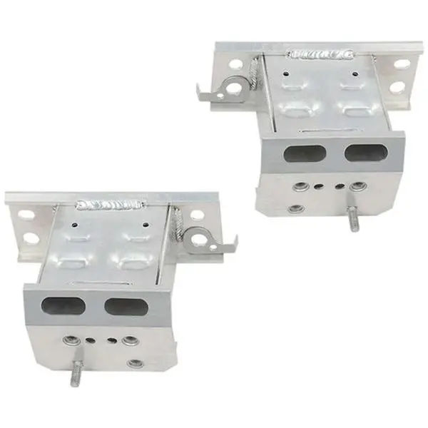 2 Bumper Bracket, Direct Fit Front Bumper Reinforcement Bracket for 10-15 Toyota Prius (Left + Right)