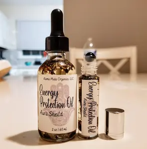 Energy Protection Oil - Aura Shield and Circle of Light Spell for Spiritual Protection Lavender Bedroom Long-lasting