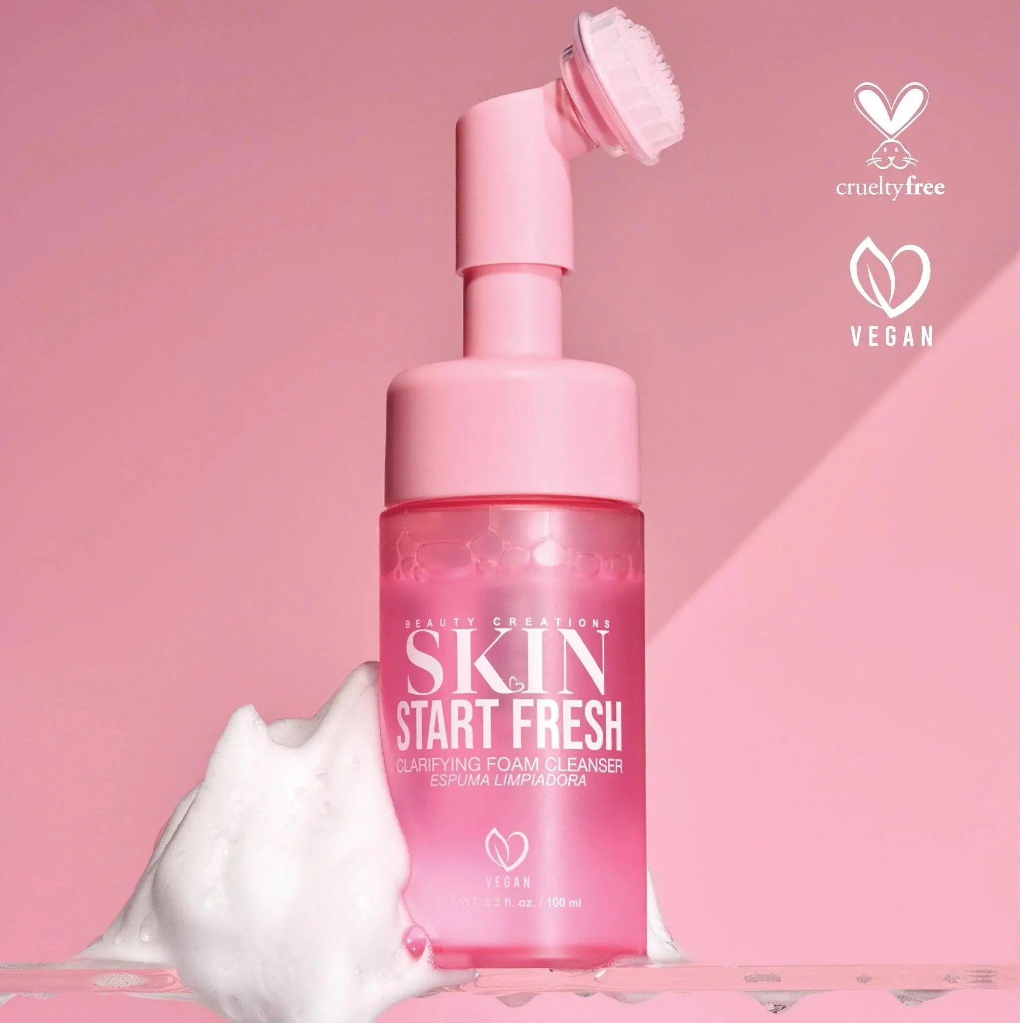 Start Fresh Clarifying Foaming Gel Face Wash - Vitamin-Boosted, Herbal Blend (Rosemary, Lavender) Skincare Cleanser with Moisture-Boosting Formula to Clarify Skin and Restore Balance