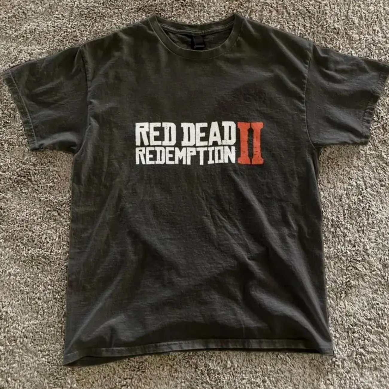 Red Dead Redemption 2 T-Shirt, Logo Tee, Vintage Rockstar Games Western Cowboy, Gifts Shirt, Unisex Vintage Graphic Tees Gothic Grunge Y2k Emo Scene Amity Affliction Style Clothes Men Women Streetwear