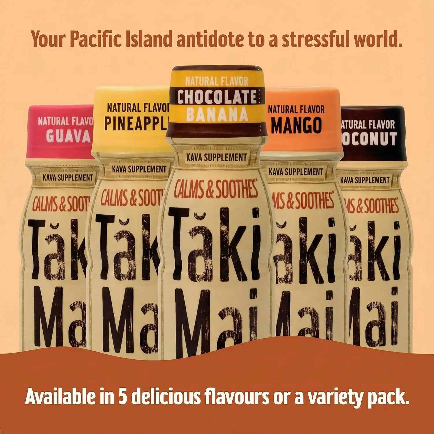 Taki Mai 100% Noble Kava 2.5oz Shot