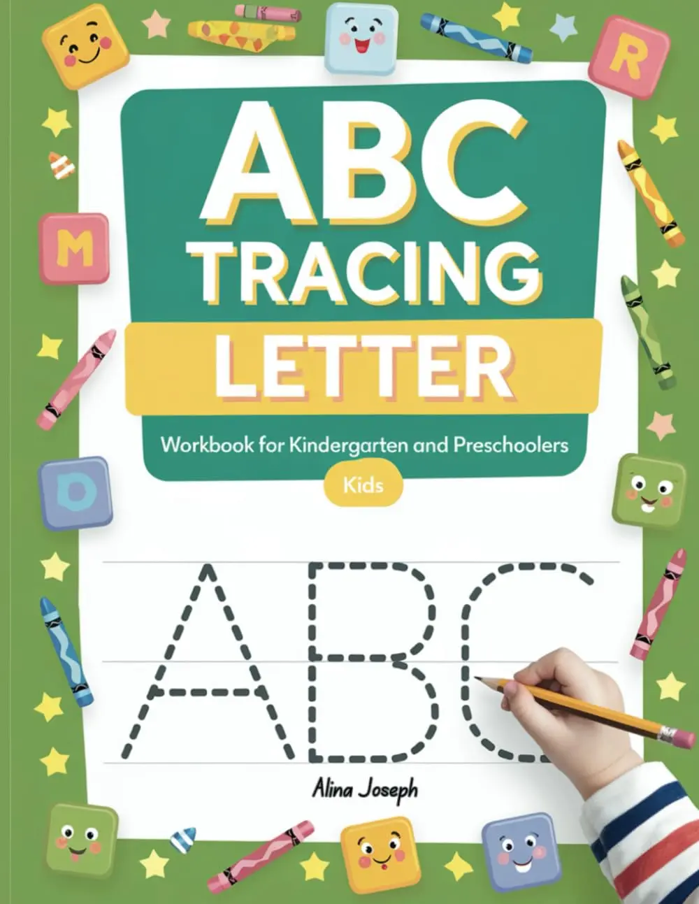 ABC Tracing Letter: Alphabet Practice Handwriting and Learning Letters, Workbook for Preschool and Kindergarten Kids Ages 3-5