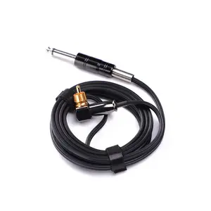 Tattoo Machine Pen Spare Power Cord RCA Connector（Black） P315C-1