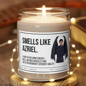 Azriel Acotar Candle, Acotar fan gift, acomaf, A court of thorns and roses merch, Velaris Candle, Book Lover Candles, Literary Book Candle