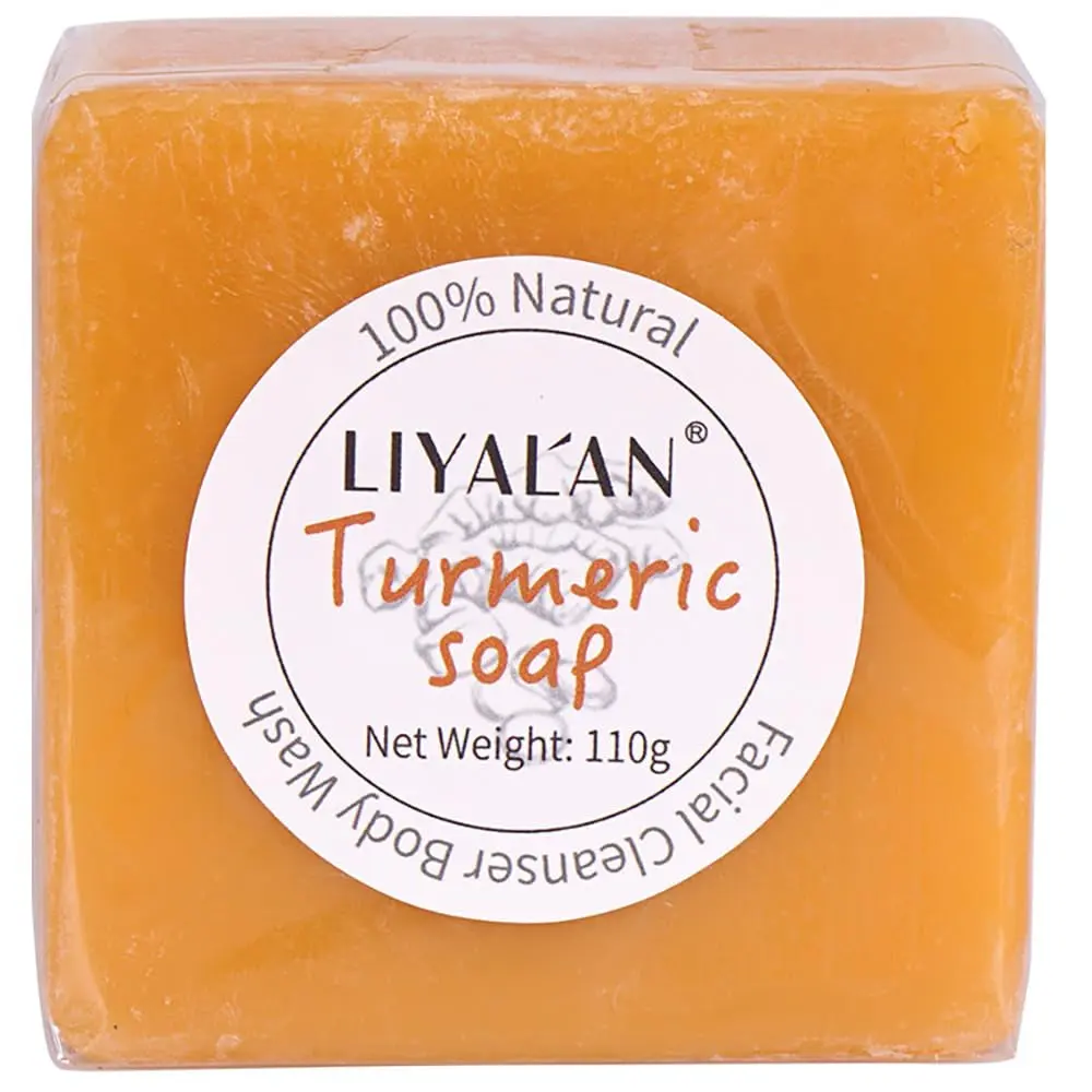 Turmeric Soap Bar for Face & Body-Tumeric Soap,Smooth Skin,Cleansing Natural Handmade Soap Sensitive Skin Formula, Vegan Soap