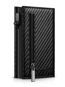 Men's Business Trifold Durable Wallet with Card Slots,  Rfid Blocking Card Holder, Trendy All-match Wallet for Work & Daily Use As Gift for Boyfriend