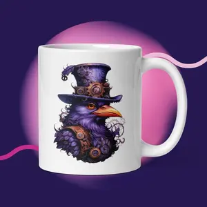 Steampunk Raven Coffee Mug