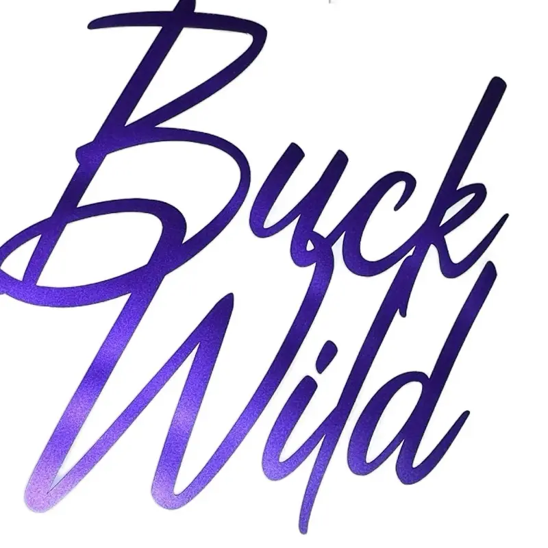 Buck Wild truck or car weatherproof vinyl decal Buck Wild truck or car weatherproof vinyl decal