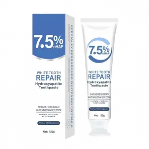 7.5% Hydroxyapatite Toothpaste, Fluoride Free, Enamel Repair & Advanced Protection, Deep Clean, Refreshing Mint Whitening
