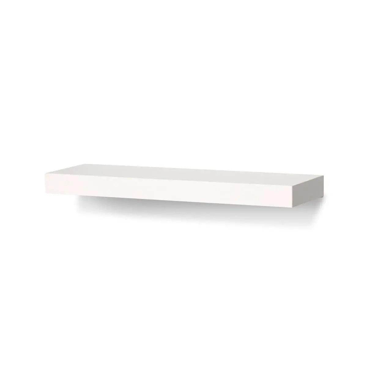 212 MAIN Modern 20 in. Mini Avalon Wall-Mounted Floating Shelf, White MDF Material, Easy Installation Kit, 5lbs Max Capacity, for Home Decor, Office & Commercial Furniture Use, Shelves