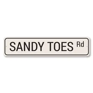 Sandy Toes Road Sign Sandy Toes Road Sign