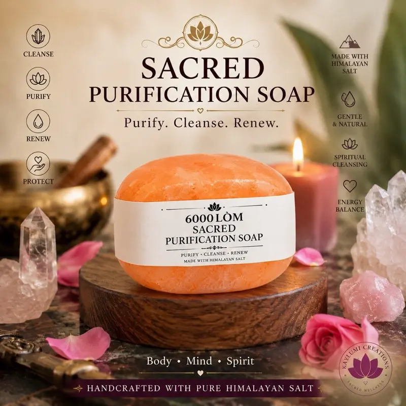 6000Lom Sacred Purification Soap.