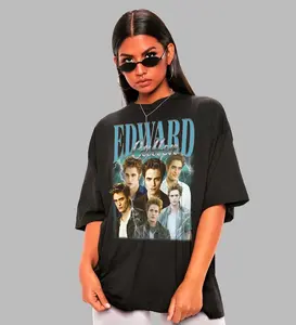 Edward Cullen Shirt - Vampire Movie Tee,Bella Swan,Jacob Black,Kristen Stewart,Robert Pattinson
