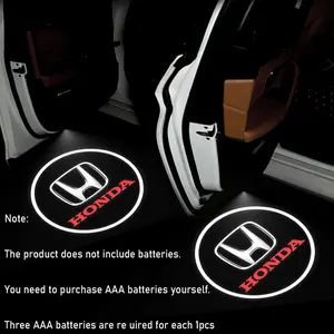 Fashion Car Styling LED Door Welcome Light Projector for Honda Civic Accord Fit City Vezel Crv Hrv Odyssey Jazz Prelude Insight LED Logo