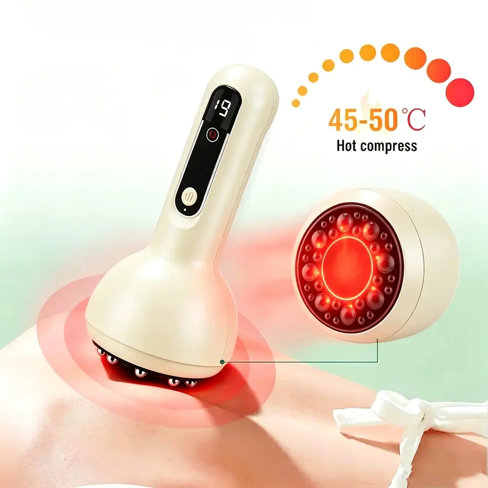Leg Massager for Circulation and Pain Relief, Lymphatic Drainage & Varicose Veins Support - Calf, Foot & Knee Massager with SoothingPulse, Heat, Light & Vibration