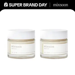 [mixsoon Official Shop] Bean Cream Duo (50ml x 2) - Intensive Korean Moisturizing Cream for Glass Skin, Hydrates, Repairs Skin, Supports Glowup