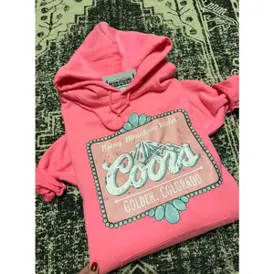 Pink Rocky Waterr Western Hoodie, western stuff, western clothing, women's clothes, western boutique whosale FDF