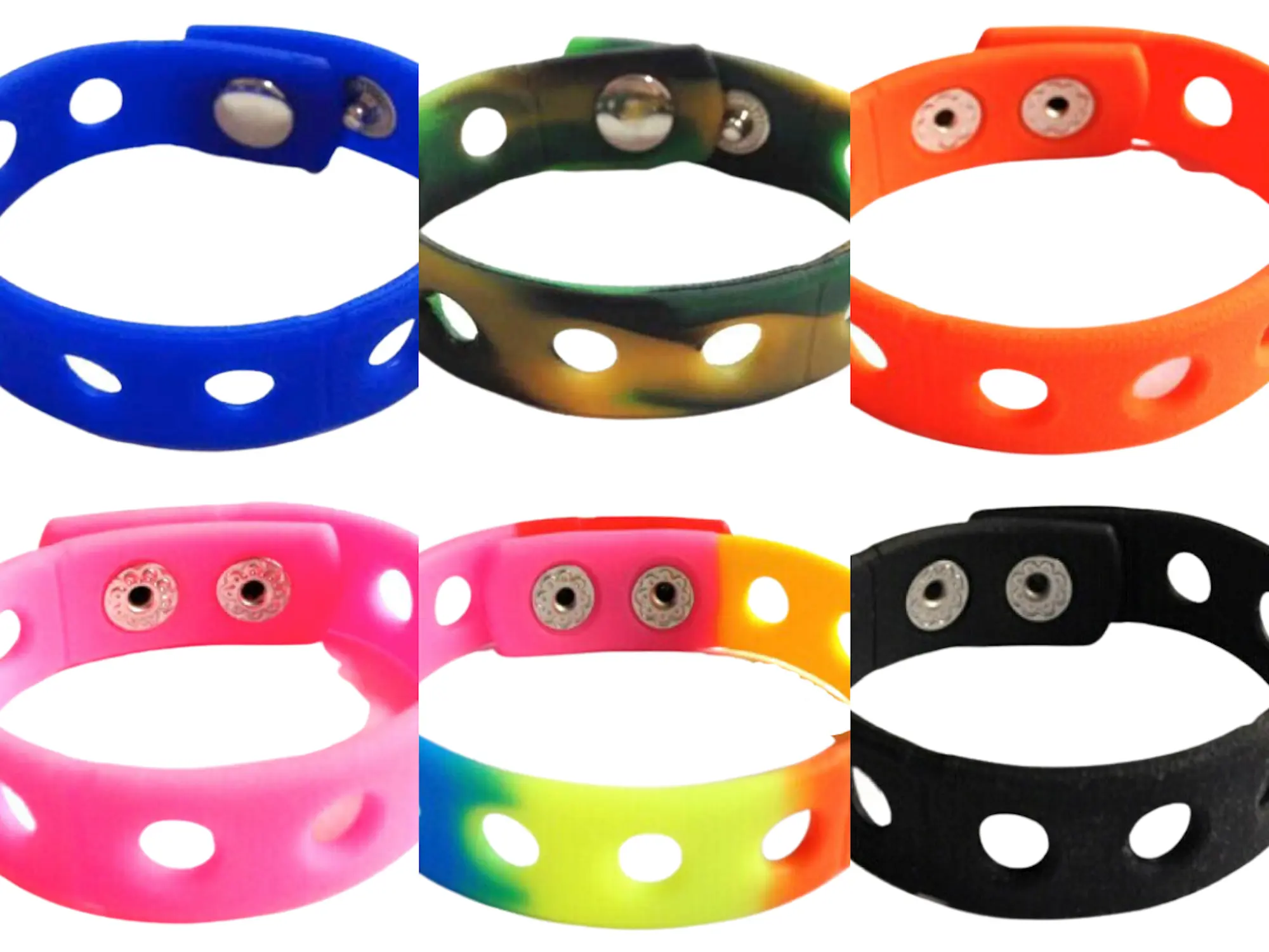 Shoe Charm Wristbands Set, Adjustable Bracelets with Size and Color Options (7" or 8")