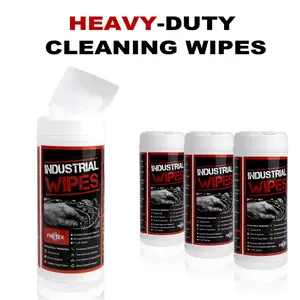 FINITEX Industrial Cleaning Wipes, Heavy-duty Disposable Oil-Absorbent&Water-Repellent Chemical-Free Durable for Automotive Mechanical Construction Renovation DIY Art Craft Car Truck Paint 3DPrinter Office Cleaning Tool,Spring Valentine Holiday Love Gifts
