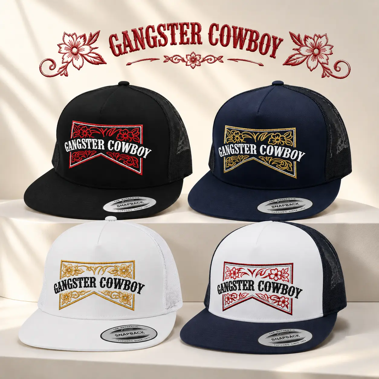 The Marb - Red and White. Gangster Cowboy Official Product