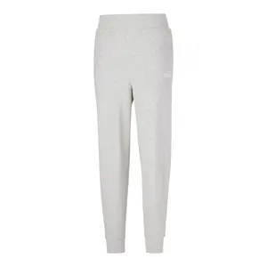 PUMA Womens Essentials Embroidered High Waist Sweatpants Casual - Grey