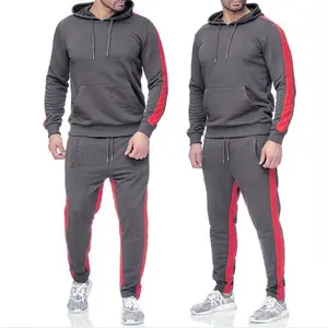 Tracksuit Mens with Zipper Pockets Full Zip Hoodie Sweatsuit 2 Pieces Running Jogging Sports Casual Sweat Suits