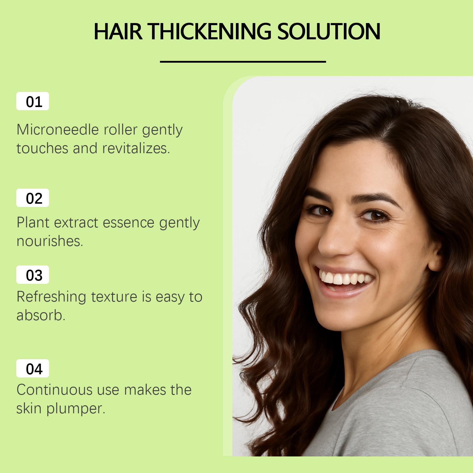 Hair Roller Essence Liquid, Daily Scalp Care, Hair Root Revival, Suitable for All Hair Types, Increases Shine, Promotes Dense Growth