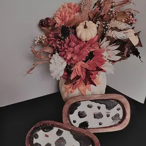 Cow Print Dough Bowl