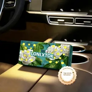 Natural Long-Lasting Car Air Freshener Diffuser, 120+ Days Aromatic Floral Car Fragrance, Automotive Interior Accessory  Summervibes,summervibes
