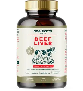 One Earth Health New Zealand 100% Grass Fed Beef Liver