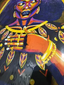 Submission print | Black art | Praise and worship | biblical wall art | christian art | black christian art | israelite art Decor Poster