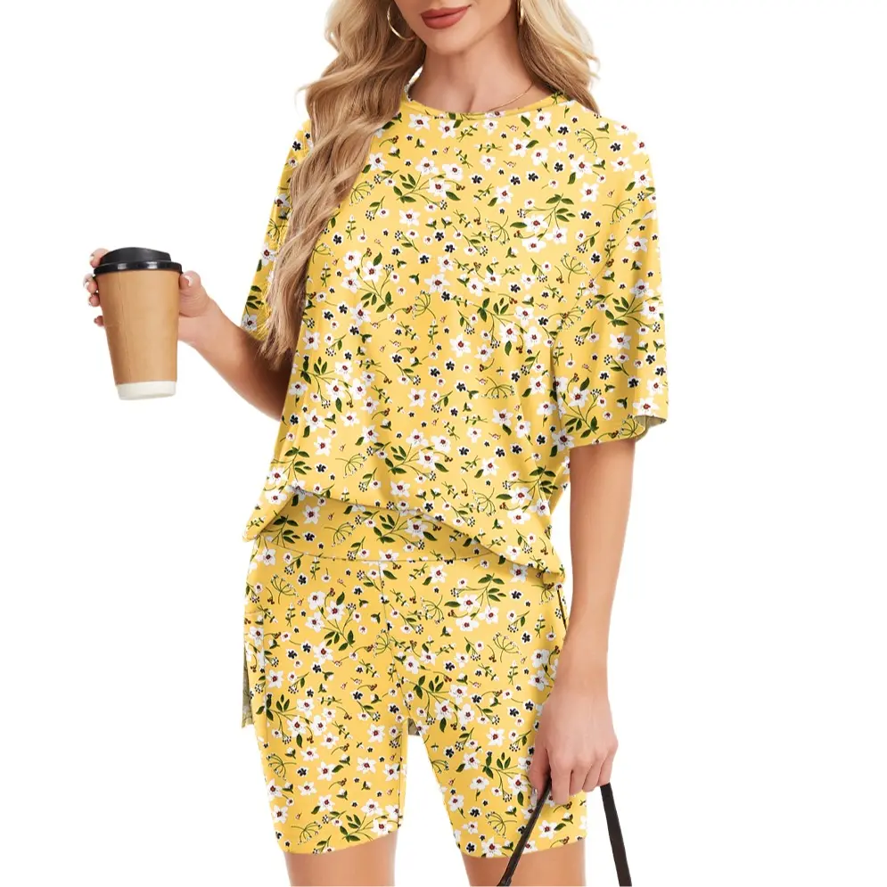 Yellow Scattered Floral