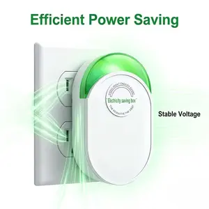 Upgraded Power Saver Electricity Saving Box, Reduce Monthly Electric Bill, Cut Power Consumption, Fireproof Plug & Play Energy Saver Device for US Home, Apartment, Small Business