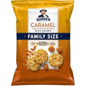 Quaker Rice Crisps Caramel, 9.8 Oz