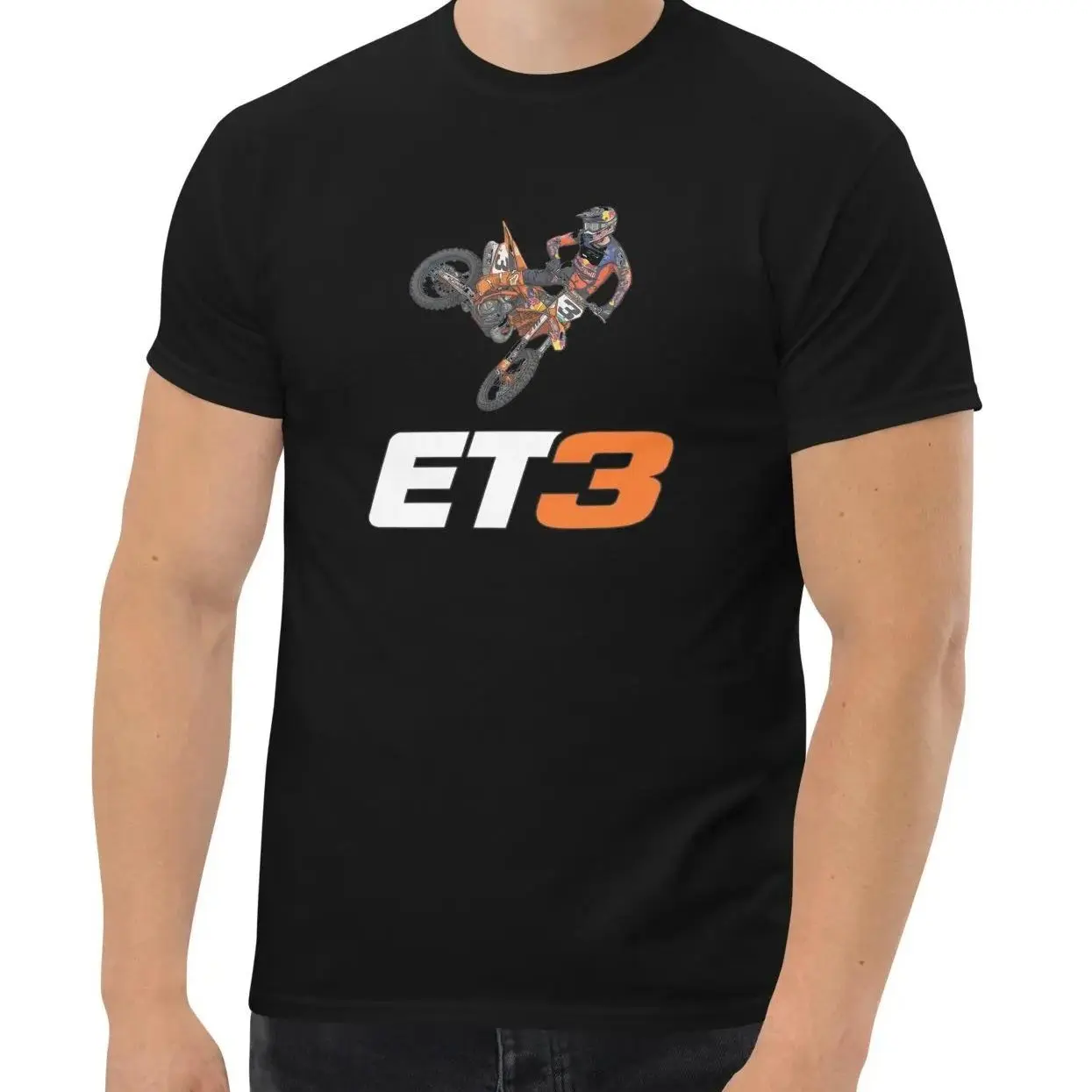 ET3 Eli Tomac KTM Orange Supercross SMX Motocross Fan Apparel Unisex Classic T-Shirt, Sweatshirt Hoodie, Gift For Motocross Lovers