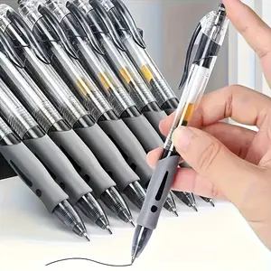 10-Pack 0.5mm Retractable Ballpoint Pens Set, //blue Ink, Writing Tools, Office Supplies, Gift, Includes 10 Pens