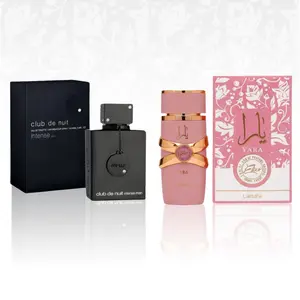Armaf Club De Nuit & Lattafa Yara Fragrance Set - Men's 3.6oz Premium EDP Spray, Rich Elegant Daily Wear Scent