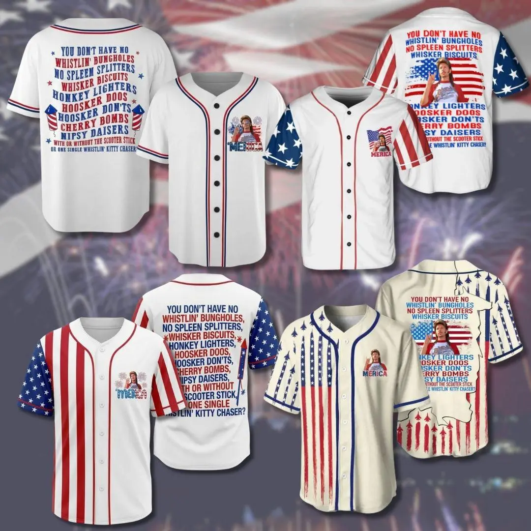 Merica Joe Dirt 4th Of July Baseball Jersey 2026, Merica Shirt, Joe Dirt Merica Baseball Jersey, USA Jersey , Independence Day , Joe Dirt Gifts