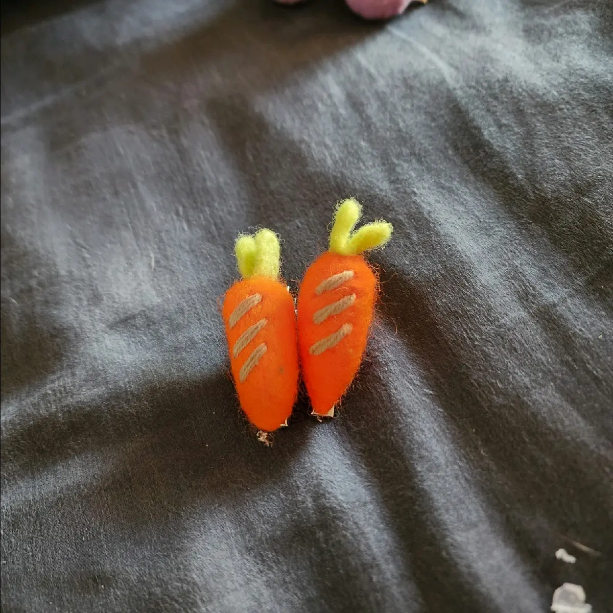 carrot hair clip!