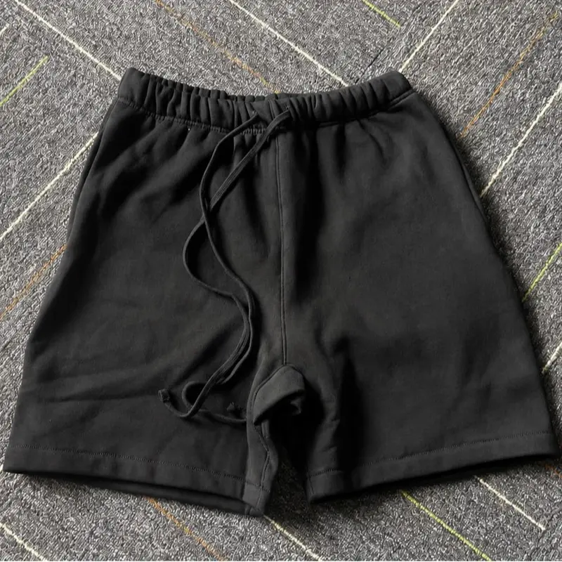 Men's Cotton Essential Shorts - Classic Menswear Basics, Mid-Waist Oversized Waistband, Natural Relaxed Fit, Solid-Color Performance Bottoms, Crop Tops Matching, All Seasons, Ideal for Casual Outfits & Daily Wear, Father's Day Gift Option