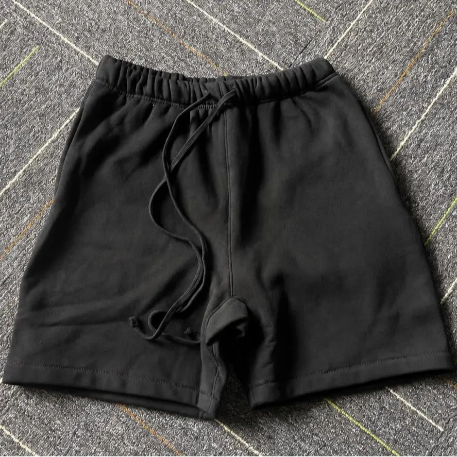 Sweatshort Black Color - Cotton Materialfor Comfort & Style - Versatile Black Color -Perfect for Casual Outings & Everyday Wear waistband short luxury performance daily fathersdaygift solid-color