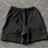 Men's Cotton Essential Shorts - Classic Menswear Basics, Mid-Waist Oversized Waistband, Natural Relaxed Fit, Solid-Color Performance Bottoms, Crop Tops Matching, All Seasons, Ideal for Casual Outfits & Daily Wear, Father's Day Gift Option