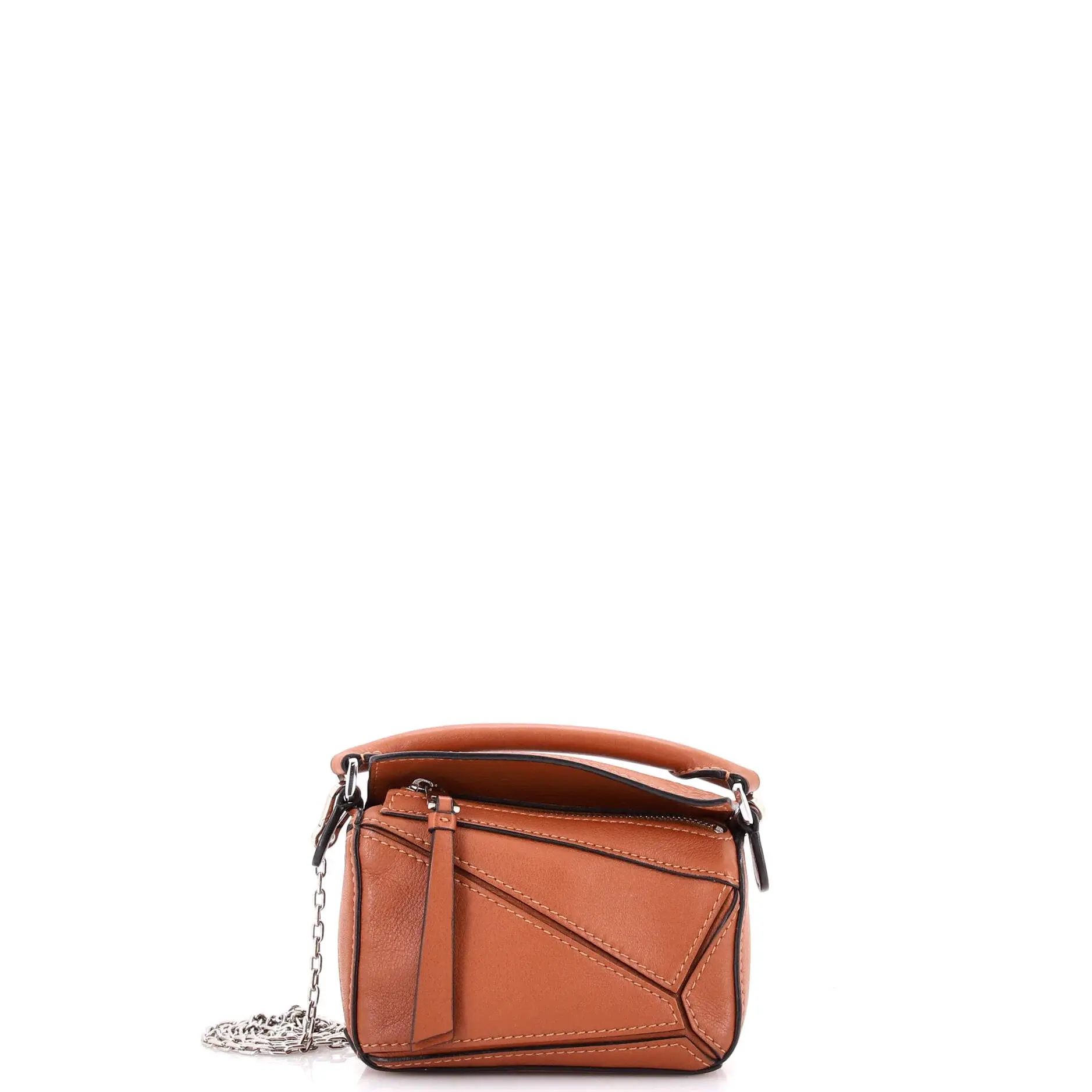 Pre-owned Loewe material Messenger bags Puzzle Bag Leather Nano by Rebag